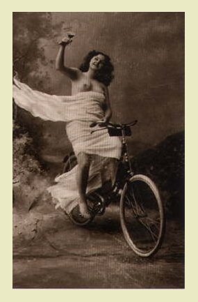 Poster 762 - Columbia Bicycle Lady