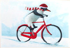 CC3 Cycling Penguin