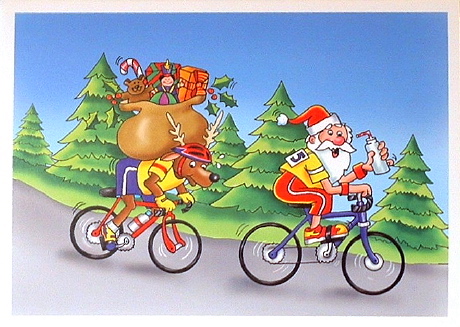 CC 8 - Racing Santa & Reindeer with Pack