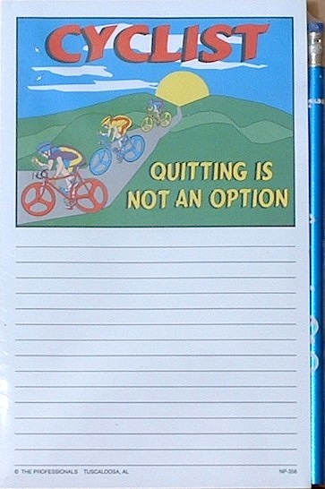 Notepad - Quitting is not an Option